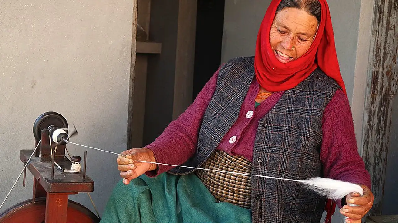 handspinning of wool