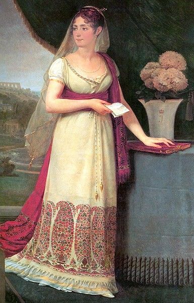 Empress Josephine Wearing a Pashmina Shawl