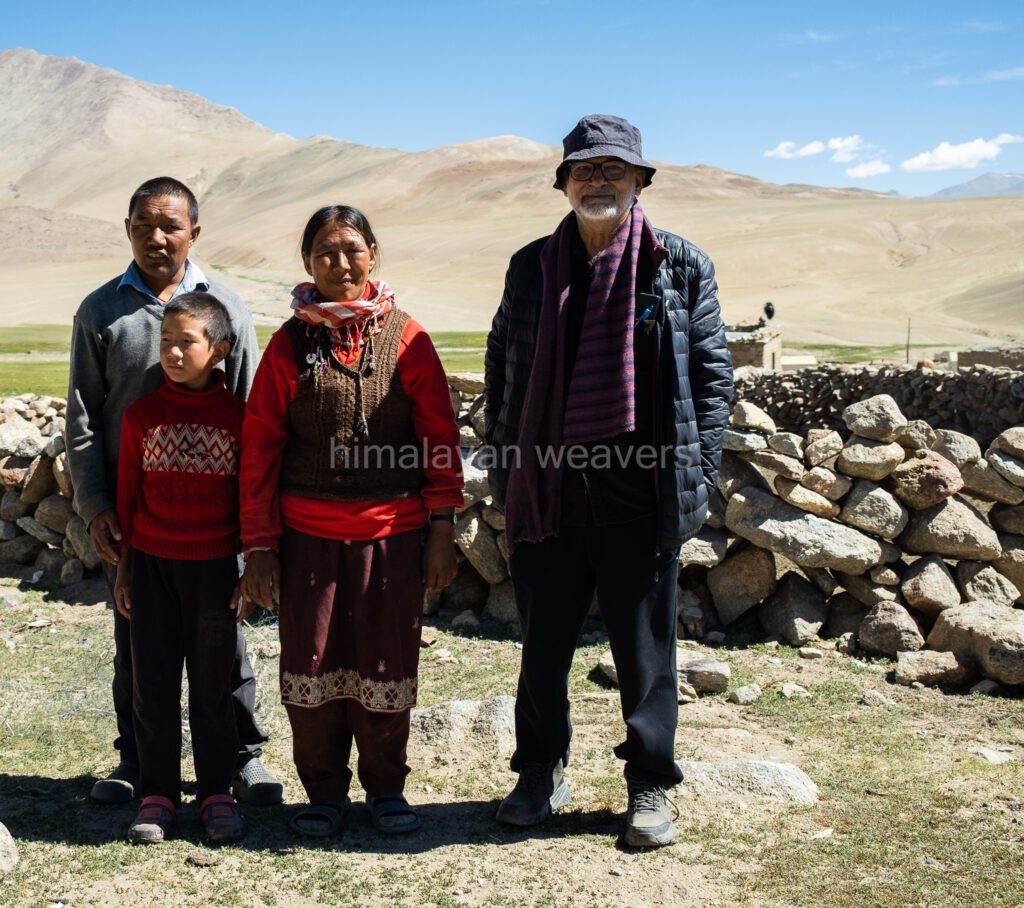 With nomads in Changthang who produce pashmina