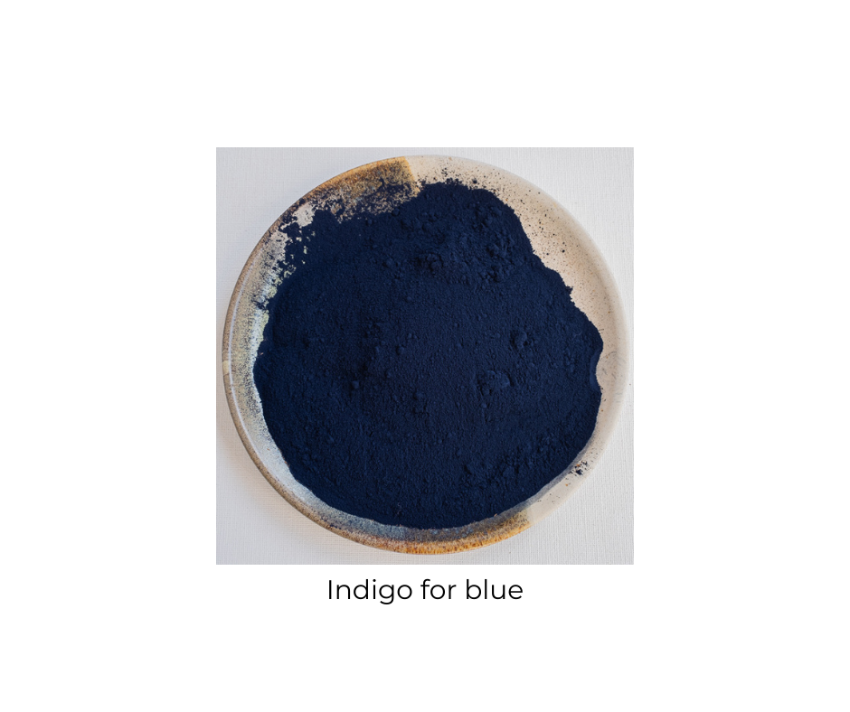 Himalayan Weavers Use Only Natural Dyes 1 Indigo used as a natural dye