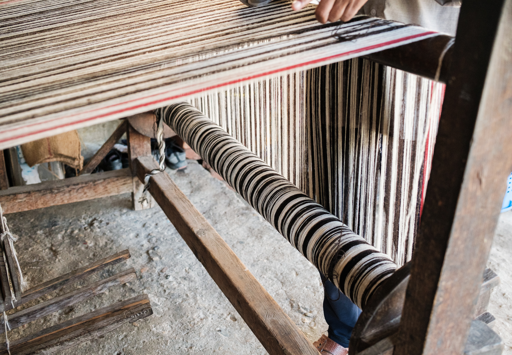 Our alpaca shawls and stoles are handwoven on traditional looms.