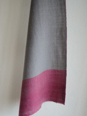Handmade Woolen scarf coloured with natural dyes